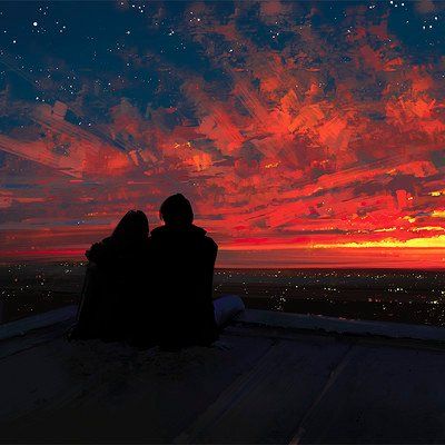 Two People, The Sky, Books Wattpad, Wattpad, Stars, Books, Red