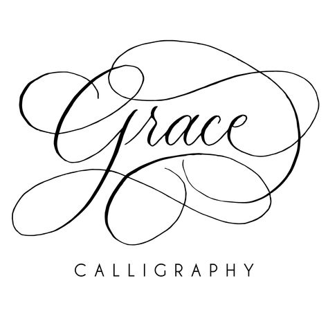 Grace Tattoo Ideas Symbols, Grace Word Art, Grace In Cursive, Grace In Calligraphy, One Word Calligraphy, Grace Typography, Symbol For Grace, Grace Tattoo Ideas, Grace Tattoos For Women