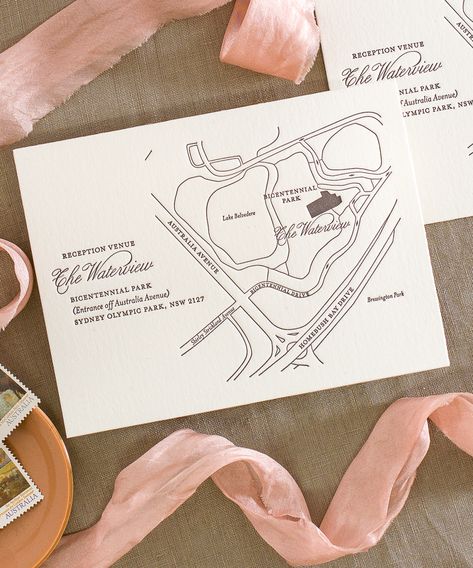 Map For Wedding Invitation, Venue Map Design, Wedding Map Invitation, Wedding Venue Map, Wedding Invite Map, Location Map Design Ideas, Wedding Invitations Templates Free, Diy Maps, Letterpress Map