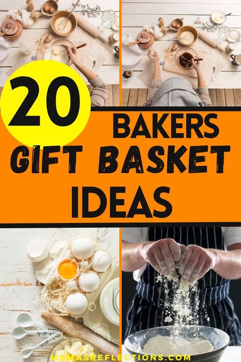 Find 20 fun and thoughtful gift basket ideas perfect for the bakers in your life also sharing ideas for Creative baker gift ideas, best gifts for bakers, baker gift basket ideas, unique gift baskets for bakers, baking gift set ideas, gift basket ideas for home bakers, thoughtful gifts for bakers, custom baker gift baskets, gifts for baking lovers, baker gift box ideas. Cookie Making Gift Basket, Baked Goods Gift Basket Ideas, Baking Baskets Gift Ideas, Baking Gift Basket Ideas, Baker Gift Ideas, Unique Gift Basket Ideas, Baking Gift Basket, Gift Set Ideas, Frugal Christmas Gifts