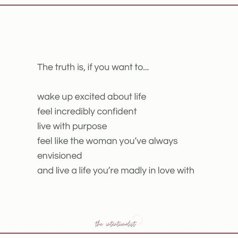 ✨ How would it feel to completely fall in love with your life in the next 90 days? If you’re tired of feeling stuck, like you’re waiting for your dream life to begin, I have something *incredible* to share with you: my signature program *Reinvent Yourself in 90 Days* is now open for enrollment! This 12-week 1:1 coaching journey is designed to transform your mindset, elevate your style, and align your surroundings to create a life that reflects your true self and values. You’ll gain clarity,... Excited About Life, Reinvent Yourself, Live With Purpose, True Self, Madly In Love, Feeling Stuck, Week 1, Now Open, Dream Life