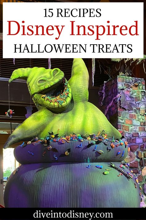 Make your holiday more special by adding some magical touches! Check out this list of some of the best Disney-Inspired Halloween Treats! Disney Halloween Food, Disneyland Recipes, Disney Themed Food, Maleficent Halloween, Disney Halloween Parties, Themed Recipes, Halloween Party Photo, Movie Themed Party, What Is Halloween