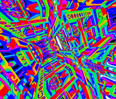 Eyesore Aesthetic Art, Eyestrain Background, Eyestrain Art Background, Eyestrain Art Wallpaper, Glichcore Wallpaper, Eyestrain Aesthetic, Hyperpop Aesthetic, Rainbow Scene Wallpaper, Crazy Core