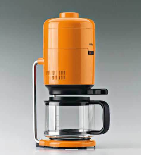 // Braun Coffee Maker Braun Coffee Maker, Industri Modern, Braun Design, Orange Coffee, Dieter Rams, Design Presentation, Objet Design, Design Hotel, Design Industrial