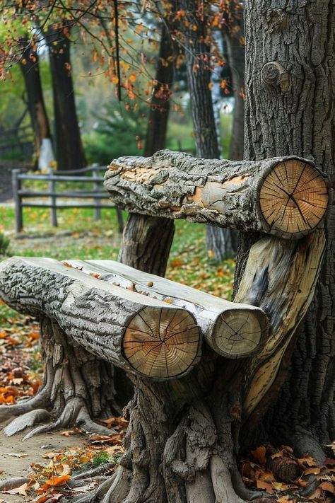 🌜This Room is Decor Goals Tree Stump Coffee Table, Wood Log Ideas, Log Chairs, Log Coffee Table, Trunk Furniture, Log Ideas, Log Projects, Twig Furniture, Tree Logs