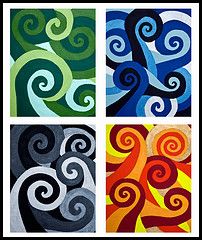 Color Element Of Design, Element Of Design Color, The Four Elements Art, Color Element Of Art, Les 4 Elements, 4 Elements Art, Four Elements Art, Elements Of Design Color, Color Theory Painting