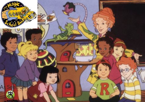 The Magic School Bus, Bus Art, Dinosaur Images, Magic School Bus, Weird Images, Best Stocking Stuffers, Pbs Kids, Magic School, Old Cartoons