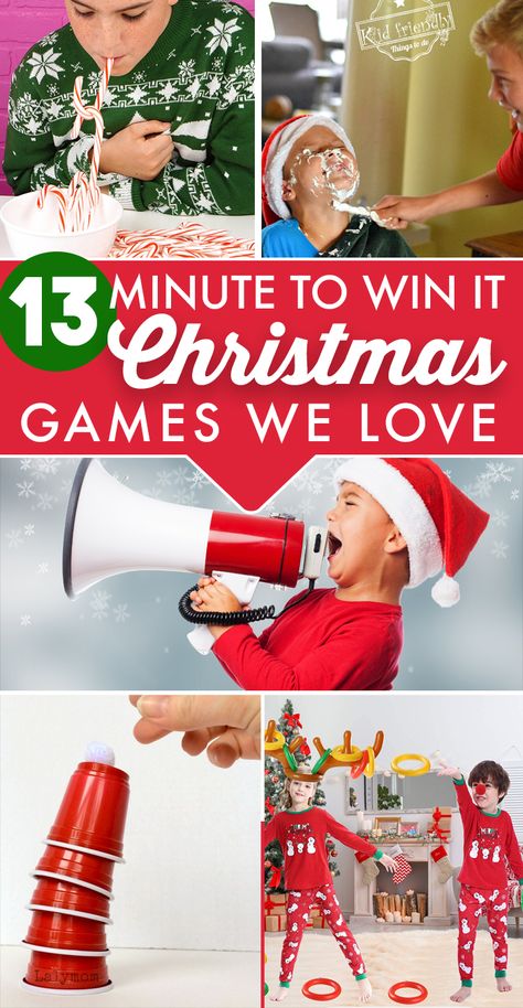 13 Best Christmas Minute to Win It Games - Love and Marriage Minute To Win It Games Christmas, Minute To Win It Christmas, Christmas Minute To Win It, Xmas Games, Fun Christmas Party Games, Origami Ball, Fun Christmas Games, Christmas Games For Family, Minute To Win It Games