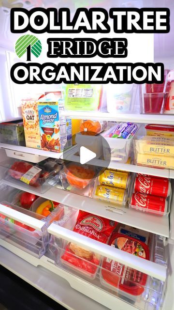 Organize A Refrigerator, Home Food Storage, Organizing The Refrigerator, Organization For Refrigerator, 3 Door Fridge Organization, Refrigerator Organizer Ideas, Fridge Organization Dollar Tree, Organizing The Fridge, Fridge Storage Ideas Space Saving