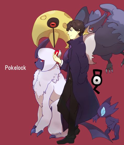 Sherlock Pokemon, Pokemon Template, Sableye Pokemon, John And Sherlock, Sherlock Anime, Pokemon Crossover, Pokemon Pocket, Sherlock Fandom, Sherlock John