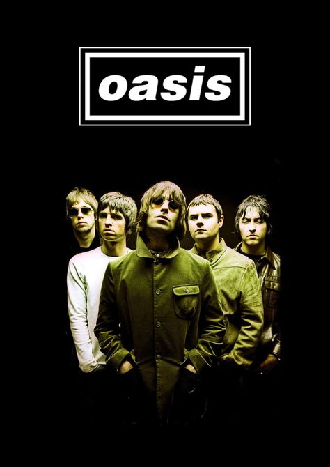 Blackbear Poster, Oasis Aesthetic, Alevel Photography, Oasis Wallpaper, Oasis Poster, Oasis Logo, Photography Major, Oasis Album, Bracelet Business