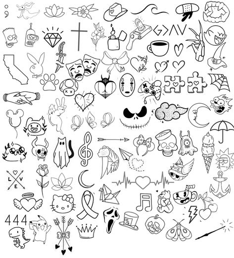 $50 Tattoo Flash Sale! Sunday Sept 8th, 11am to 6pm DON'T LIKE OUR FLASH? DM US YOUR OWN DESIGN FOR $70 (Your design should be similar to the outline designs on our flash sheet) Size: 1-2" Black ink only, extra charge for shading/color No Feet, necks, or fingers Cash Only Please! Walkins only (sorry no appointments) starting at 11am! Questions? Call 619-575-6792 or DM us! Feel free to DM us with your own flash designs for approval before the sale! Wylde Sydes Tattoo 1515 Palm Ave San Die... Patch Work Tattoo Flash Sheet, Knee Tattoo Template, Finger Tattoo Designs Ideas, Easy Tattoo Practice, Apprentice Flash Sheet, Vintage Tattoo Flash Sheet, Flash Tattoos Men, Tattoos With No Shading, Flash Tattoo Outline