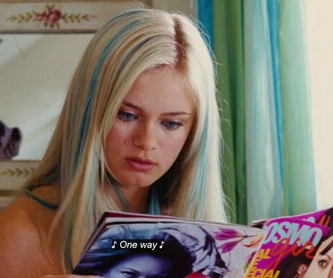 Aqua learning about 2006 tween culture Aquamarine Hair Movie, Aquamarine 2006, Aquamarine Party, Aquamarine Hair, Aquamarine Movie, Hair Movie, Blue Things, Dye Ideas, Glitter Tattoo