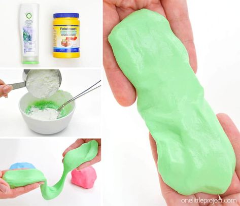 Non Messy Slime, Conditioner Slime, Make Slime Without Glue, Slime Without Glue, How To Shade, Clear Slime, How To Make Slime, Messy Play, Slime Recipe