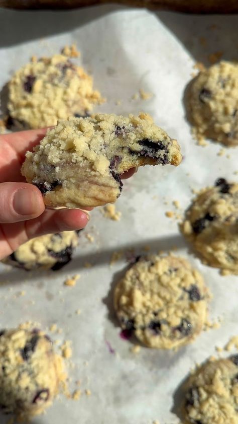 these cookies are the love child of cookies and blueberry muffins and im obsessed. cue weekend baking plans. recipe: https://bromabakery.com/blueberry-muffin-cookies/ | Broma Bakery | Broma Bakery · Original audio Blueberry Muffin Cookies, Muffin Cookies, Berry Cookies, Broma Bakery, Blueberry Cookies, Summer Baking, Blueberry Desserts, Im Obsessed, Blueberry Jam