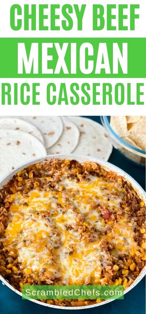 Taco Beef Rice, Mexican Rice With Hamburger Meat, Cheesy Beef Rice, One Pot Mexican Ground Beef And Rice, Mexican Cheese Rice Recipes, Spanish Rice Recipe Easy Ground Beef, Meals With Spanish Rice, Velveeta Rice Recipes, Mexican Steak And Rice Recipes