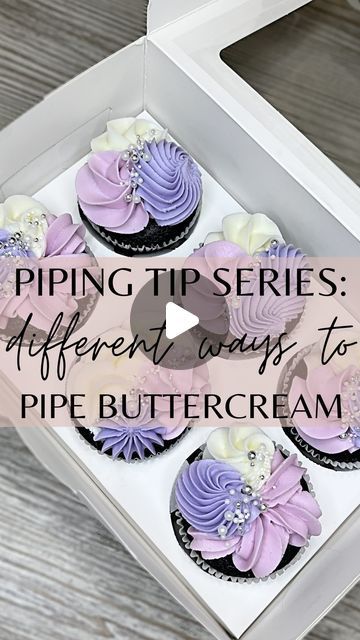 cakebyvinnie on April 27, 2024: "My favorite and most used piping tips for cake & cupcake decorating (part 1)✨🫶🏻 starting with 1M, my number one choice when it comes to any type of skill level and for any type of decorating! It is so easy to use, versatile, and can be used to pipe on literally anything: cupcakes, cakes, cookies, bars, etc. Whenever I am asked what piping tips someone should start with, this is always my number one recommendation. The next, piping tip 4B, is wonderful for ... What Tips To Use For Icing Cupcakes, Different Types Of Piping Tips, Wilton 6b Tip Cupcakes, Cupcake Decorating Tips And Tricks, Tips For Cupcakes Piping, Cupcake Tip Guide, Best Frosting For Decorating Cupcakes, Mixed Piping Cupcakes, Piping Ideas For Cupcakes