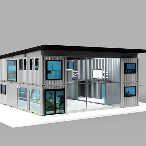 Dwell Containers Sports Court Commercial designs Mixed use residential designs Residential and ADU Sustainable Innovative… | Instagram Iron House Design, Container Shop Design, Mixed Use Residential, Shipping Container Workshop, Shipping Container Design, Tiny House Towns, Sports Court, Shipping Container Home Designs, Shipping Container House Plans