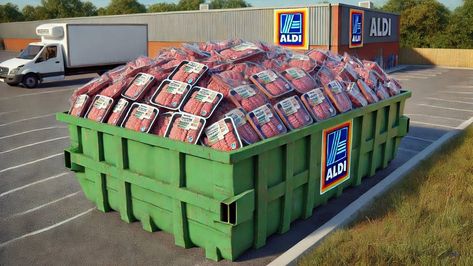 Dumpster Diving Aldi #135 Money Paypal, Gas Money, Dumpster Diving, Food Waste, In America, Diving, Money