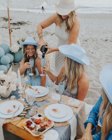 Celebrating in style with custom acrylic details! Our cake toppers and drink stirrers added that extra special touch to this stunning coastal cowgirl picnic. 🧁✨ Photos by @madiemae.photo #WoodWitAndWhimsy #picnicperfection #bachelorette #bacheloretteparty #coastalpicnics #detailsmatter #itsallinthedetails #cowgirl #coastalcowgirl Coastal Cowgirl Wedding Aesthetic, Costal Cowgirl Bachelorette Ideas, Coastal Cowgirl Bachelorette Theme, Coastal Cowgirl Bachelorette Outfits, Coastal Cowboy Bachelorette, Coastal Cowgirl Theme, Coastal Cowgirl Birthday Party, Cowgirl Picnic, Coastal Cowgirl Birthday