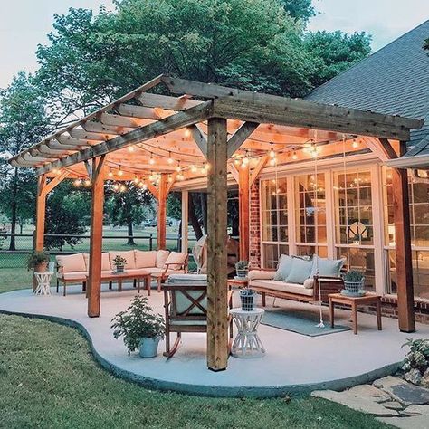 Diy Patio Ideas, Design Per Patio, Backyard Storage Sheds, Backyard Storage, Cozy Patio, Pergola Design, Budget Patio, Cozy Outdoor, Backyard Pergola