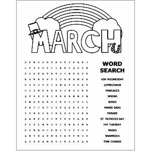 Printable March Word Search March Word Search Free Printable, March Word Search, March Worksheets, Word Search Free Printable, Labor Day Crafts, Spring Word Search, Word Puzzles For Kids, Mazes For Kids Printable, Free Word Search Puzzles