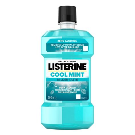 Listerine Mouthwash, Homemade Mouthwash, Listerine Cool Mint, Antiseptic Mouthwash, Best Mouthwash, Throbbing Headache, Johnson Johnson, Dental Cleaning, Hygiene Routine