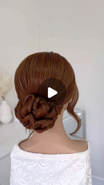 Bridal Hair Videos, Bridal Hair Tutorial Videos, Bridal Hair Tutorial, Bridal Hairstylist, Luxy Hair, Twisted Updo, Simple Elegant Wedding, Elegant Wedding Hair, Hair Tutorials Easy