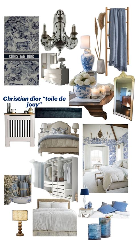 Sweet Room, Blue Headboard, Winter Bedroom, Bedroom Blue, Blue Winter, Christmas Bedroom, Blue Bedroom, Dior, Room Decor