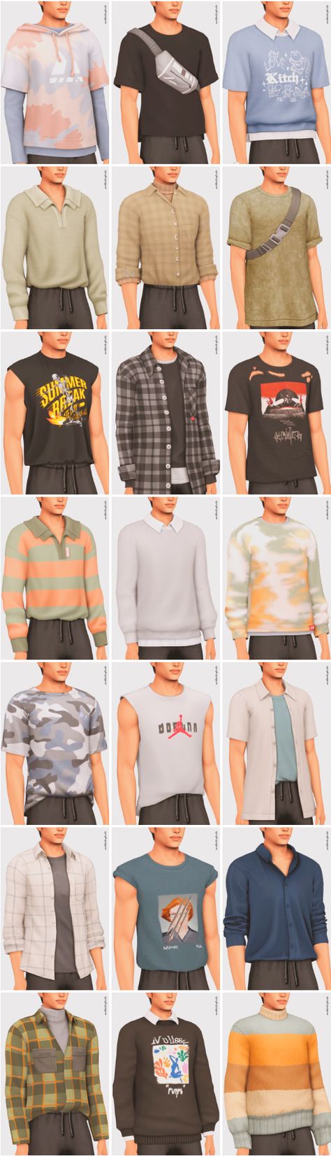 Sims 4 Cc Masculine Clothes, Sims 4 Mens Clothing Cc, Sims 4 Mens Clothing, Sims4 Preset, Sims 4 Cc Mens Clothing, Sims4 Cc Men, Sims Patreon, Sims Finds, Sims 4 Male