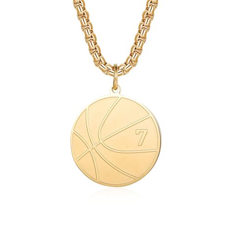 PRICES MAY VARY. The perfect basketball design and jersey number complete this beautiful basketball necklace，is a basketball enthusiast and basketball fans necklace. Metal: Stainless Steel. It is hypoallergenic, making it an excellent choice for people with skin sensitive to metals. it is easy to maintain and ideal for long-lasting jewelry design. Pendant Size: 1.1". Chain Length: 24". The chain is very strong and suitable for everyday wear. Basketball Necklace Packing: black jewelry bag The Bas Gifts For Basketball Players, Necklace For Boys, Basketball Necklace, Fan Necklace, Romantic Surprise, Number Necklace, Sports Jewelry, Basketball Design, Basketball Fans