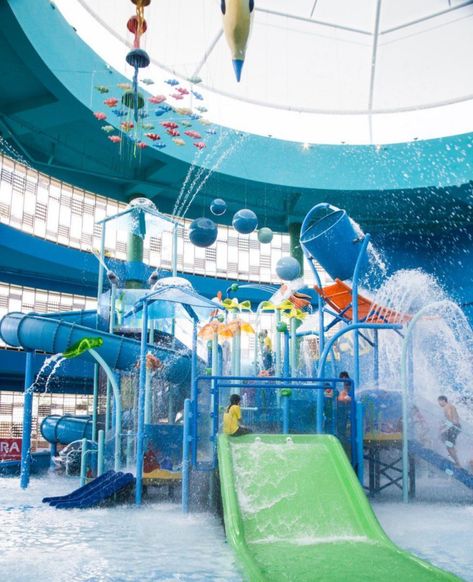 Splash @ Kidz Amaze: 3-Storey Indoor Water Playground Playground Slide, Liverpool Wallpapers, Water Playground, Indoor Kids, Indoor Waterpark, Fish Wallpaper, Kid Pool, Indoor Playground, Weekend Trip