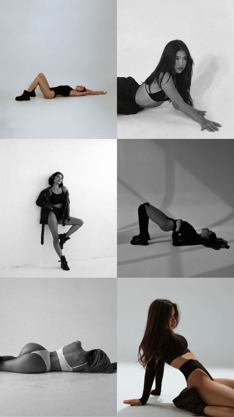 Photoshoot Portrait Studio, Birthday Outfit Ideas For Women Photoshoot, Silohette Photoshoot Studio, Photoshoot Ideas List, Studio Photo Shoot Ideas For Women, Best Angles For Full Body Pictures, Silhouette Photoshoot Ideas, Bouidor Outfit Ideas, Black And White Photo Shoot Ideas