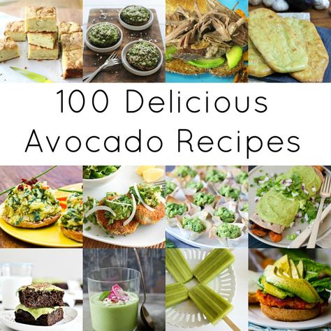 100 Avocado Recipes How To Use Up Ripe Avocados, What To Do With Ripe Avocados, Avocado Dishes, Pastas Recipes, Salad Lunch, Smashed Avocado, Cranberry Recipes, Awesome Recipes, Ripe Avocado