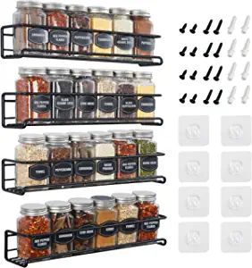 Mounted Spice Rack, Spice Rack Wall, Wall Spice Rack, Hanging Spice Rack, Wall Mounted Storage Shelves, Wall Mounted Spice Rack, Kitchen Spice Racks, Spice Shelf, Spice Rack Organiser