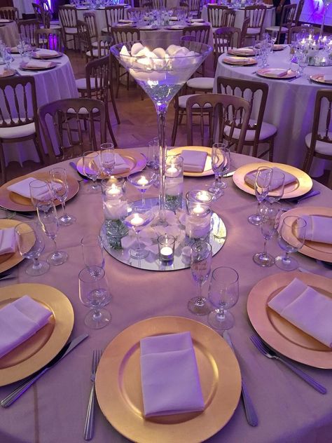 Quince Lavender Centerpieces, Champagne And Purple Quinceanera Theme, Venus For Quince, Lavender Themed Quinceanera, 15 Light Up Numbers Quince, Light Purple And White Wedding Theme, Rapunzel Quince Damas, Purple And Gold Prom Decorations, Purple Quinceanera Ideas Centerpieces