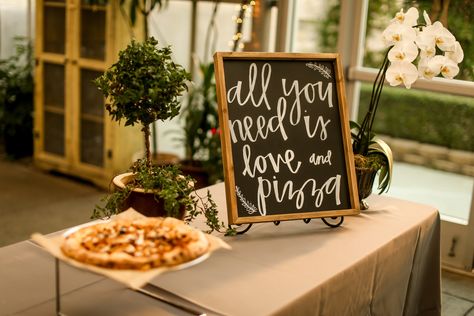 Pizza My Heart Wedding, Mini Pizza Wedding, Pizza And Champagne Party, Pizza Bar Rehearsal Dinner, Pizza And Salad Bar Wedding, Pizza And Beer Rehearsal Dinner, Pizza And Wings Before The Rings Decorations, Wedding Pizza Sign, Pizza Bar Wedding Receptions