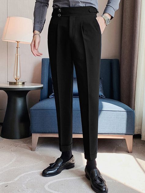 Package Included 1 Pants Casual Pants Style, Streetwear Male, Suit Collar, Men Pants, Fashion Gallery, Fashion Website, Casual Streetwear, Pant Shirt, Collar Shirt