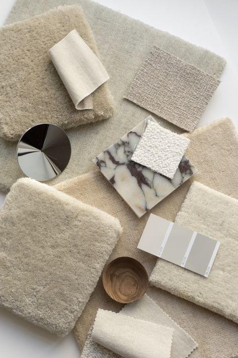 Modern Minimal Aesthetic, Interior Design Lifestyle, Modern Classic Aesthetic, Neutral Mood Board Aesthetic, Carpet Moodboard, Scandinavian Texture, Carpets Aesthetic, Aesthetic Carpets, Interior Design Material Board