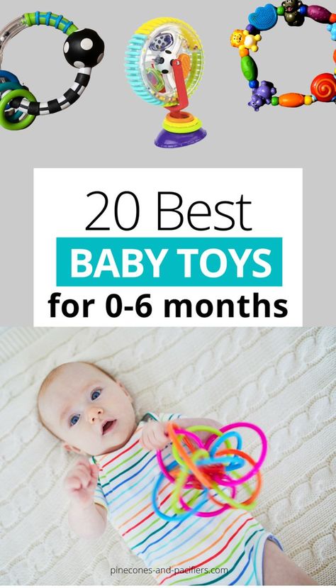 I'm a mom of two and have spent many months researching the best baby toys for young infants. I'm sharing the best baby toys for 0-6 months based on the toys that my boys have tried and loved! #baby #babytoys #babytips #toysforbabies Best Baby Bouncer, Six Month Baby, 2 Month Old Baby, Age Appropriate Toys, Best Baby Toys, Fertility Diet, Traditional Colonial, Amazon Baby, Colonial Christmas