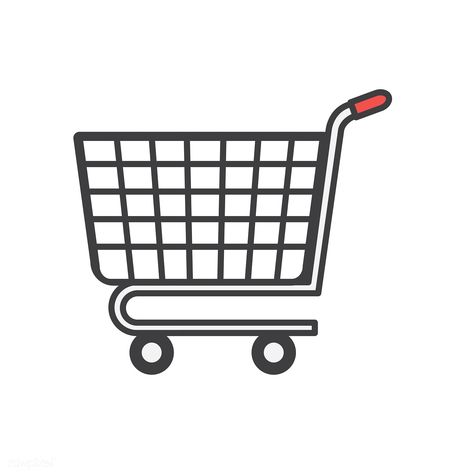 Logo Troli Belanja, Shopping Cart Illustration, Online Shopping Icon, Shopping Icon, Shopping Cart Icon, Coffee Artwork, Icon Download Free, Cart Icon, Logo Design Free