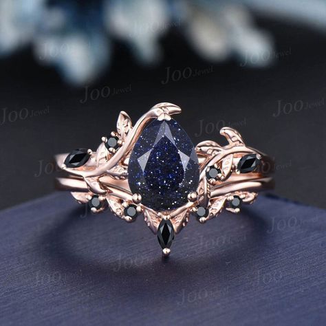 Accept engrave the words inside the ring service: https://www.etsy.com/listing/1103764936/engrave-service HEALING RING : Blue Sandstone (also known as Blue Goldstone) symbolizes enterprise, success, victory, and glory, which enhance one's leadership and entrepreneurial skills. It is an excellent stone to meditate with before giving a speech or starting a new project. It is also very good at calming the senses and cleansing the chakras on all levels. Blue Sandstone bridges the gap between the ear Real Wedding Rings, Women's Wedding Rings, Blue Goldstone Ring, Fantasy Jewelry Ring, Acotar Ring, Wedding Ring Stones, Feyre Ring, Celestial Wedding Ring, Black Rings For Women