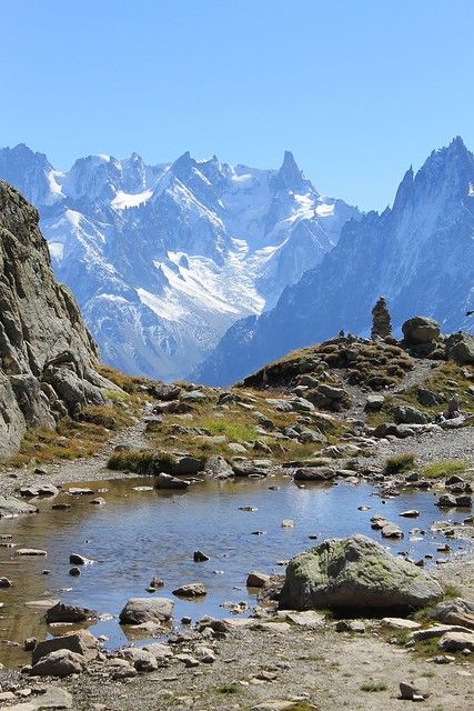 Lac Blanc , Chamonix-Mont-Blanc, Haute-Savoie, France | Flickr Mount Blanc France, Mont Blanc France, Zoe Core, Mt Blanc, Chamonix Mont Blanc, Mountain Photography, French Alps, Purple Label, Mountain Hiking