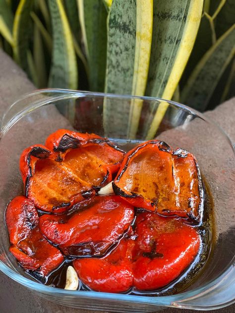 Marinated Bell Peppers, Bbq Meats, Come Along With Me, Sweet Bell Peppers, Bbq Meat, Balsamic Vinaigrette, Fire Roasted, Grilled Corn, On The Grill