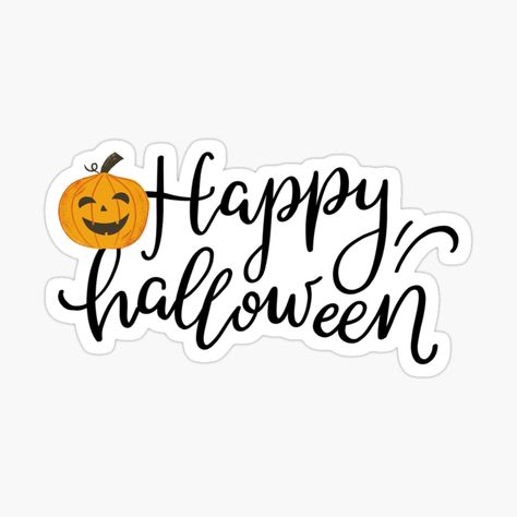 Get my art printed on awesome products. Support me at Redbubble #RBandME: https://www.redbubble.com/i/sticker/HAPPY-HALLOWEEN-by-IsaCria/126307410.EJUG5?asc=u Feliz Halloween, Halloween Sticker, Halloween Stickers, Happy Halloween, Awesome Products, My Art, Collage, Halloween, For Sale