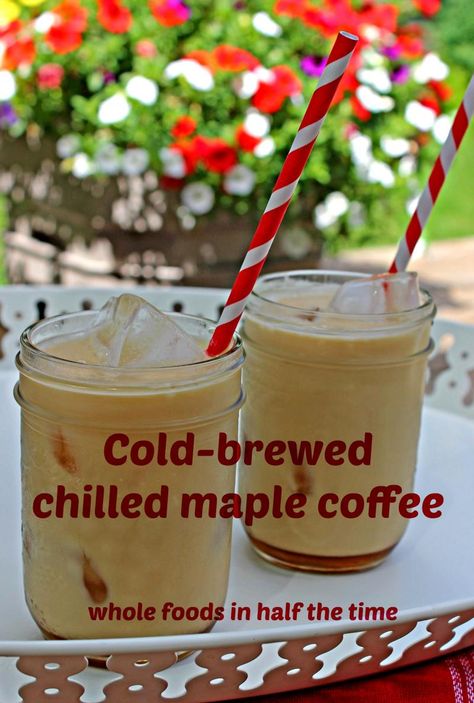 cold brew maple coffee | YummyMummyClub.ca Maple Cold Brew, Caribou Drinks, Maple Coffee, Cold Brew Recipe, Maple Cream, Beverage Recipes, Keep Cool, Decadent Desserts, Cold Brew