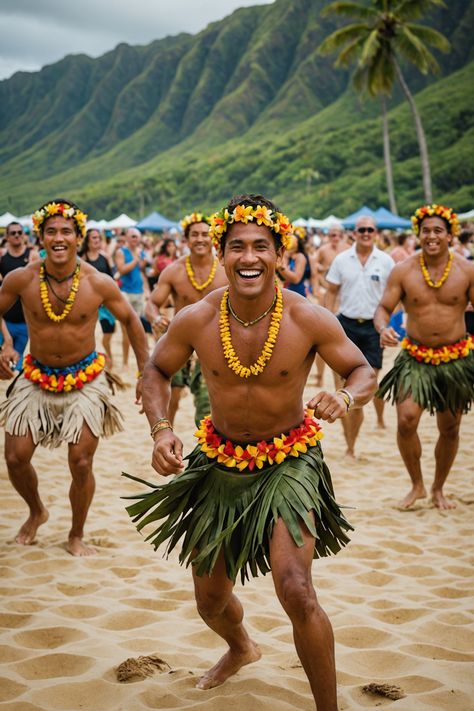 Dive into Hawaiian Tradition: Festivals, Music, and Dance You Can’t Miss Hawaii Hula Dancers, Polynesian Aesthetic, Hawaii Dance, Hawaii Culture, Hawaiian Aesthetic, Hula Party, Hawaii Lei, Hawaiian Costume, Lei Making