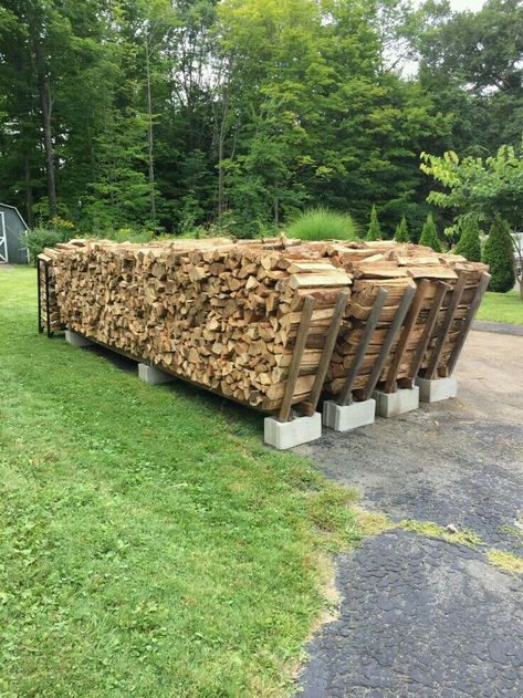 Firewood Storage Outdoor, Outdoor Firewood Rack, Firewood Shed, Firewood Rack, Firewood Storage, Wood Rack, Backyard Sheds, Wood Shed, Diy Fire Pit