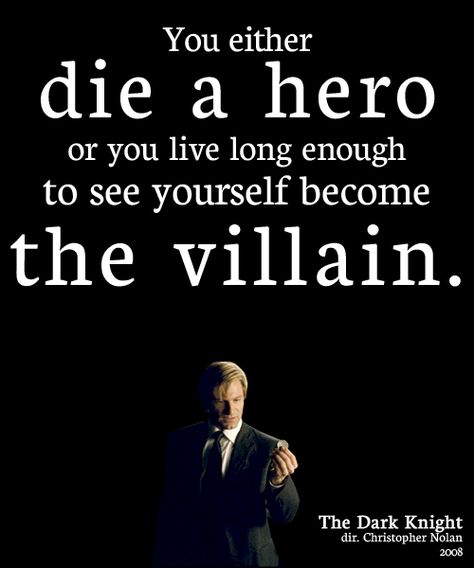 “..I choose to live long enough, and die as a hero..” Arley Queen, Batman Quotes, Hero Quotes, Villain Quote, Own Quotes, See Yourself, Joker Quotes, Christopher Nolan, Trendy Quotes