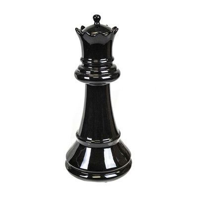 Fantasy Football Gifts, Queen Chess Piece, 심플한 그림, Chess King, Chess Queen, Chess Pieces, Modern Ceramics, Black Ceramic, Black Decor